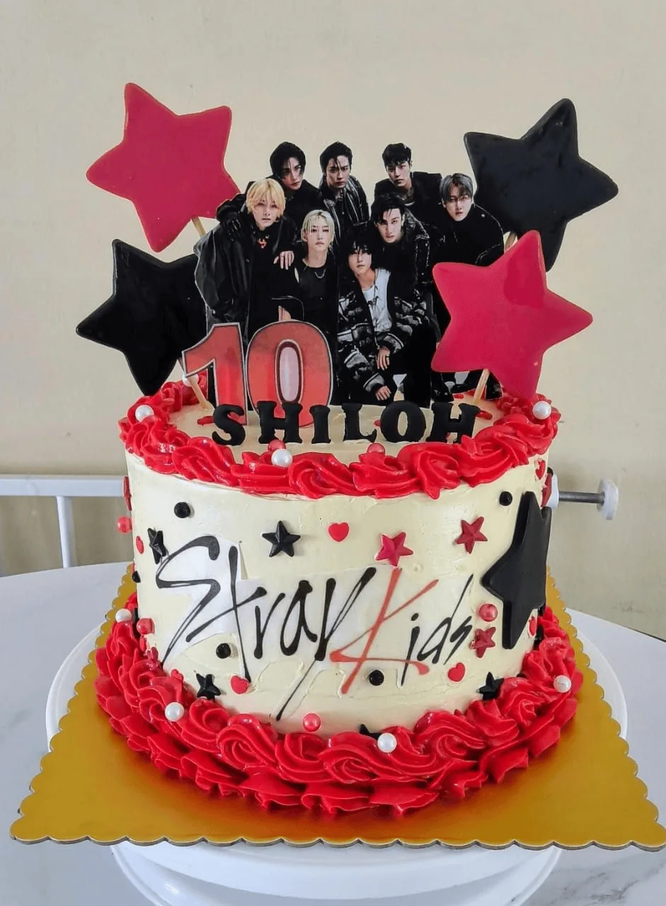 Music themed birthday cake